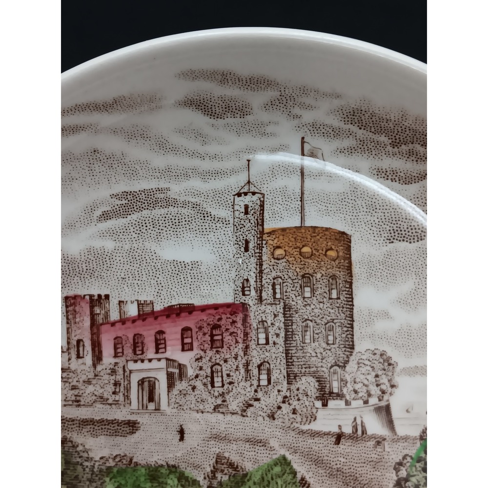 Johnson Brothers Norris Castle Decorative Trinket Dish England Brown White - Picture 5 of 8